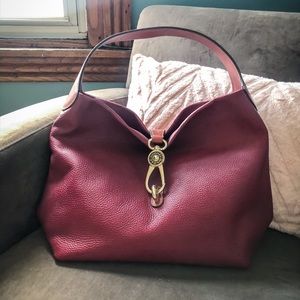 Brand new! Dooney & Bourke Red Logo Lock Hobo